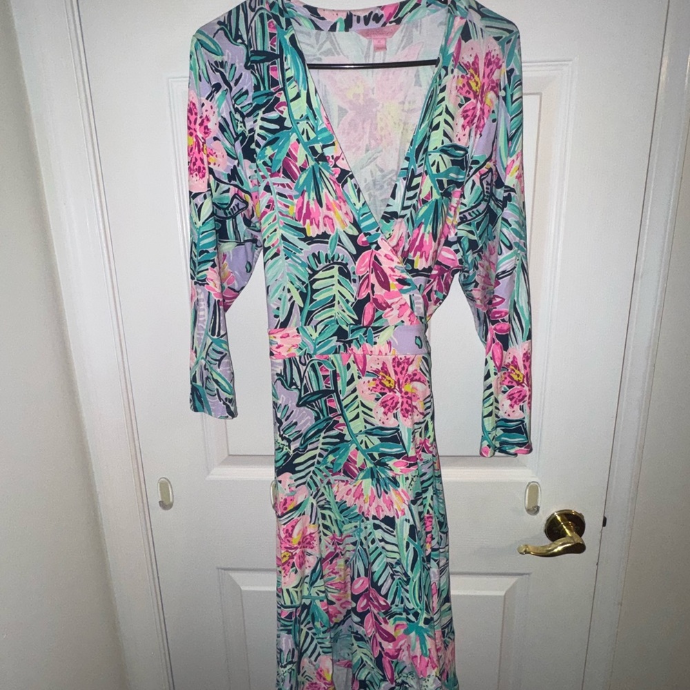 Floral Wrap Dress